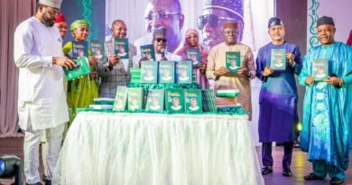 Sen. Lalong Represents President Tinubu at Renewed Hope Book Launch, Awards Dinner