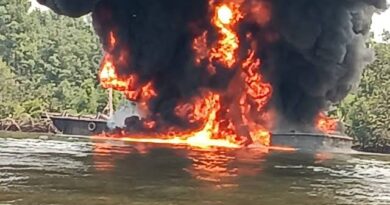 Fire Outbreak at Cawthorne Channel 1 Barges Contained, No Casualties Reported