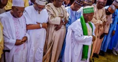 Yobe Governor Attends Funeral Prayer of Late SIEC Chairman, Dr. Mamman